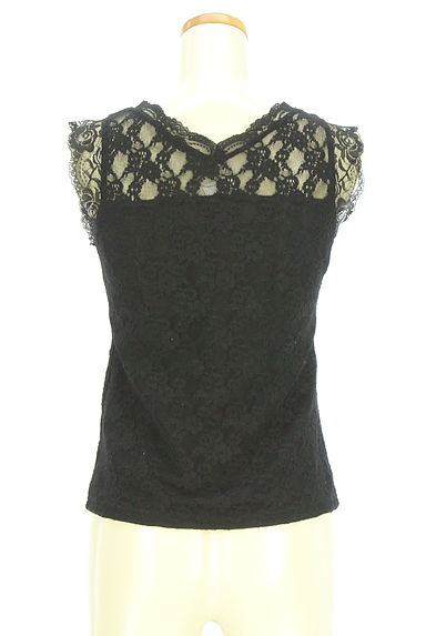 クリックで大画像表示 axes femme(アクシーズファム)の古着「総レーストップス(カットソー・プルオーバー)」大画像2へ