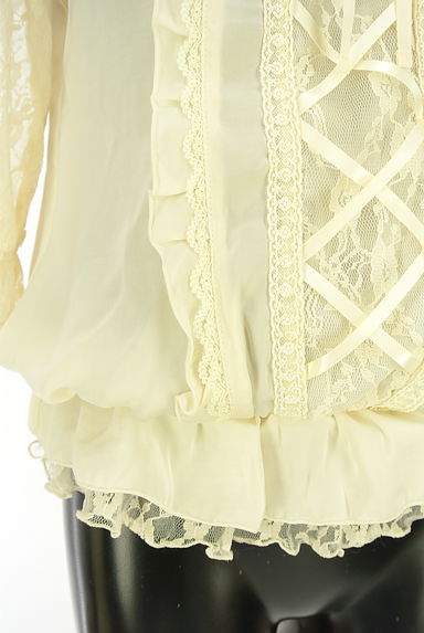 クリックで大画像表示 axes femme(アクシーズファム)の古着「7分袖レースカットソー(カットソー・プルオーバー)」大画像5へ