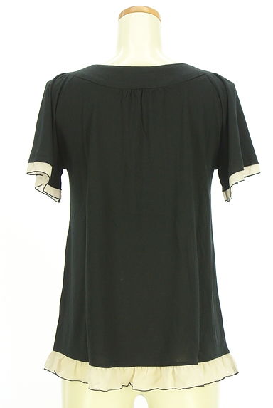 クリックで大画像表示 axes femme(アクシーズファム)の古着「シフォンフリル刺繍カットソー(カットソー・プルオーバー)」大画像2へ