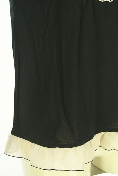 クリックで大画像表示 axes femme(アクシーズファム)の古着「シフォンフリル刺繍カットソー(カットソー・プルオーバー)」大画像5へ