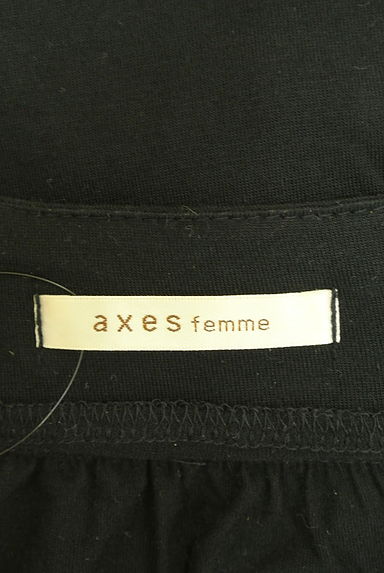 クリックで大画像表示 axes femme(アクシーズファム)の古着「シフォンフリル刺繍カットソー(カットソー・プルオーバー)」大画像6へ