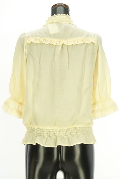 クリックで大画像表示 axes femme(アクシーズファム)の古着「7分袖レースブラウス(カットソー・プルオーバー)」大画像2へ