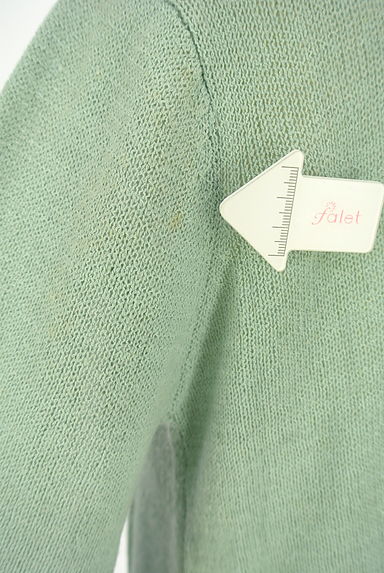 クリックで大画像表示 axes femme(アクシーズファム)の古着「パールボタンニットカーディガン(カーディガン・ボレロ)」大画像5へ