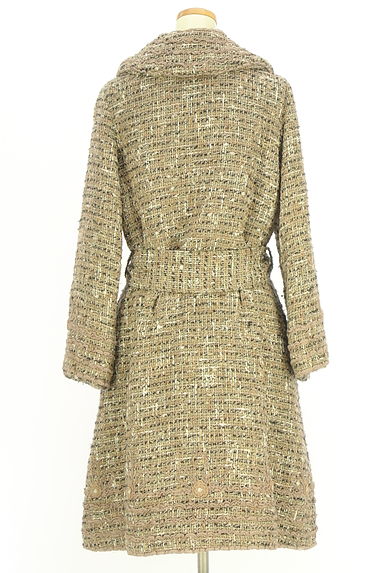 クリックで大画像表示 INGEBORG(インゲボルグ)の古着「中綿入りツイードロングコート(コート)」大画像2へ