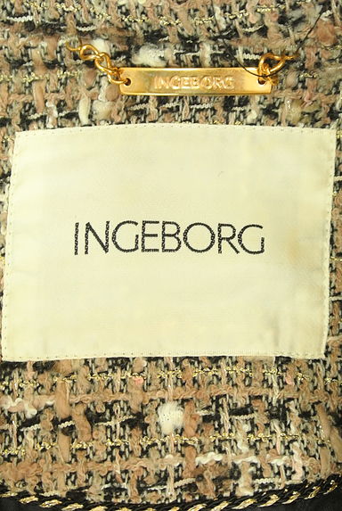 クリックで大画像表示 INGEBORG(インゲボルグ)の古着「中綿入りツイードロングコート(コート)」大画像6へ