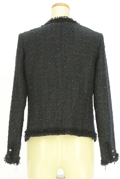 クリックで大画像表示 INGEBORG(インゲボルグ)の古着「ノーカラーツイードジャケット(ジャケット)」大画像2へ