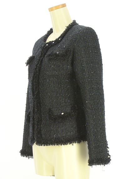 クリックで大画像表示 INGEBORG(インゲボルグ)の古着「ノーカラーツイードジャケット(ジャケット)」大画像3へ