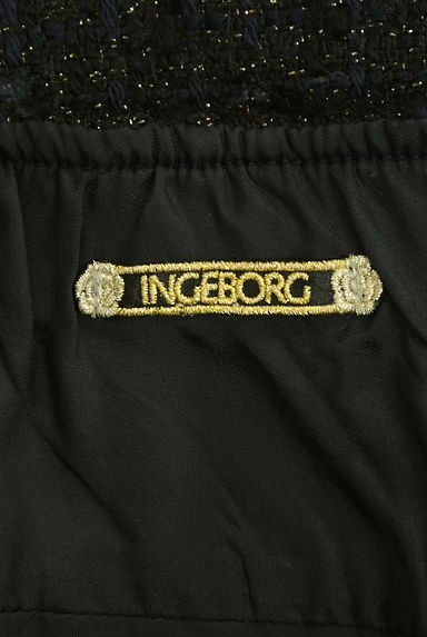 クリックで大画像表示 INGEBORG(インゲボルグ)の古着「膝下丈ラメツイードスカート(ロングスカート・マキシスカート)」大画像6へ