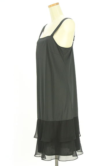 クリックで大画像表示 INGEBORG(インゲボルグ)の古着「裾シフォンティアードフリルキャミソール(キャミワンピース)」大画像3へ