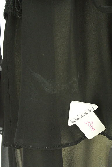 クリックで大画像表示 INGEBORG(インゲボルグ)の古着「レース切替シアーカットソー(カットソー・プルオーバー)」大画像5へ