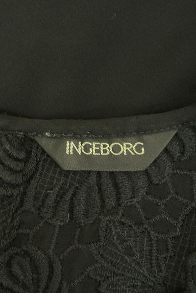 クリックで大画像表示 INGEBORG(インゲボルグ)の古着「レース切替シアーカットソー(カットソー・プルオーバー)」大画像6へ