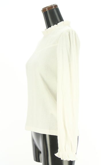 クリックで大画像表示 axes femme(アクシーズファム)の古着「レースヨークリブニット(カットソー・プルオーバー)」大画像3へ