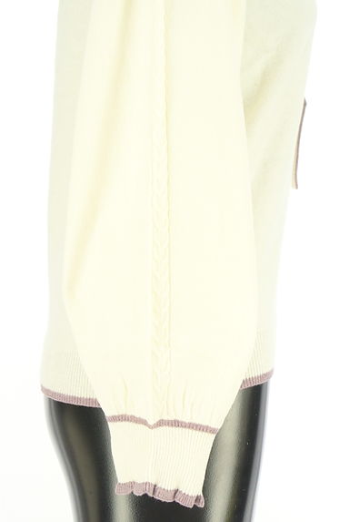 クリックで大画像表示 axes femme(アクシーズファム)の古着「配色ボウタイニット(ニット)」大画像5へ