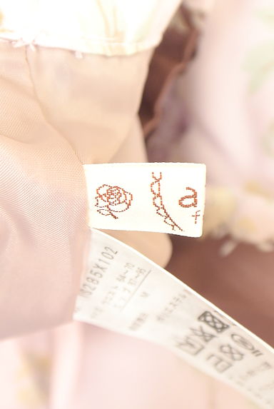 クリックで大画像表示 axes femme(アクシーズファム)の古着「裾フリル花柄ミモレスカート(ロングスカート・マキシスカート)」大画像6へ