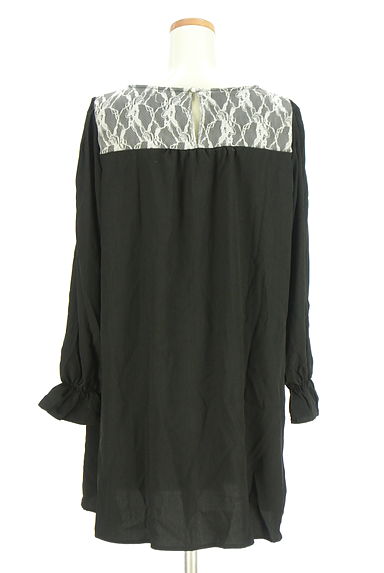 クリックで大画像表示 axes femme(アクシーズファム)の古着「レースヨークミニワンピース(ワンピース・チュニック)」大画像2へ