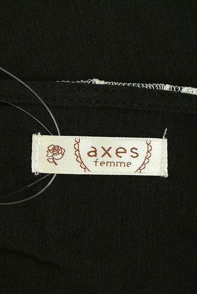 クリックで大画像表示 axes femme(アクシーズファム)の古着「レースヨークミニワンピース(ワンピース・チュニック)」大画像6へ