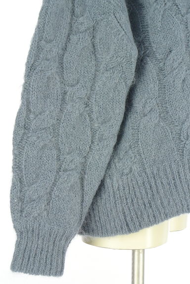 クリックで大画像表示 1er Arrondissement(プルミエアロンディスモン)の古着「ケーブルモヘヤニット(セーター)」大画像5へ
