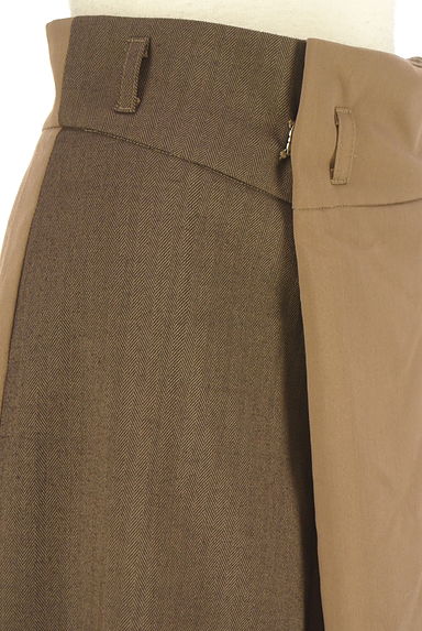 KATHARINE ROSS（キャサリンロス）の古着「バイカラータックワイドパンツ（パンツ）」大画像４へ