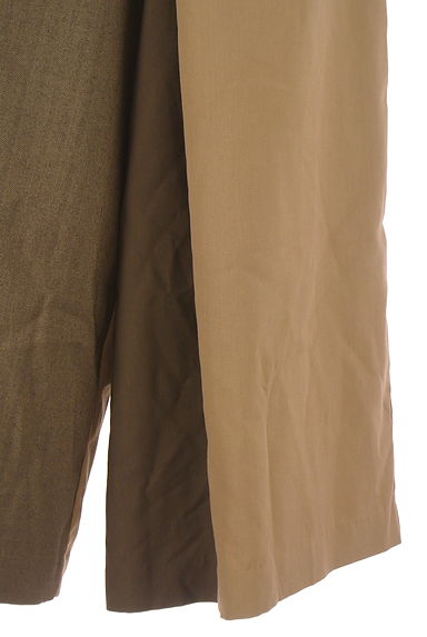 KATHARINE ROSS（キャサリンロス）の古着「バイカラータックワイドパンツ（パンツ）」大画像５へ