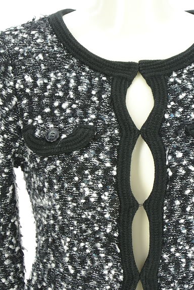 クリックで大画像表示 KATHARINE ROSS(キャサリンロス)の古着「ミックス糸ニットカーディガン(カーディガン・ボレロ)」大画像4へ