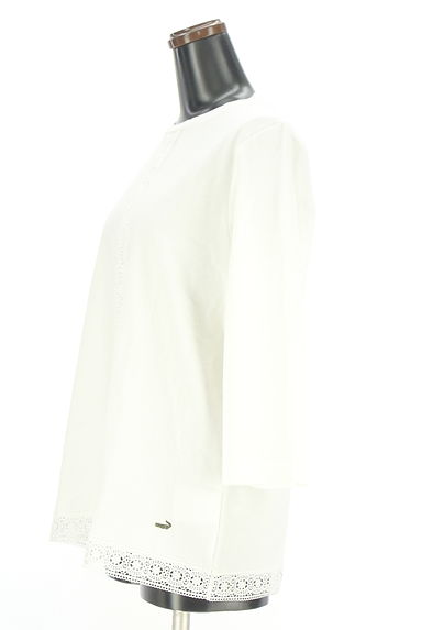 クリックで大画像表示 Crocodile(クロコダイル)の古着「レース切替カットソー(カットソー・プルオーバー)」大画像3へ