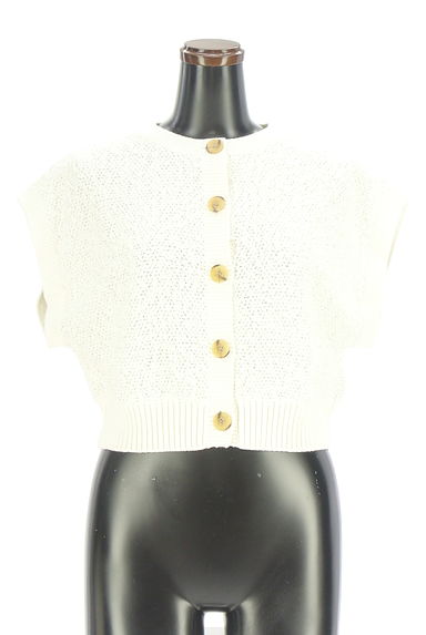 クリックで大画像表示 SWINSWING(スウィンスウィング)の古着「コットンニットカーディガン(カーディガン・ボレロ)」大画像1へ