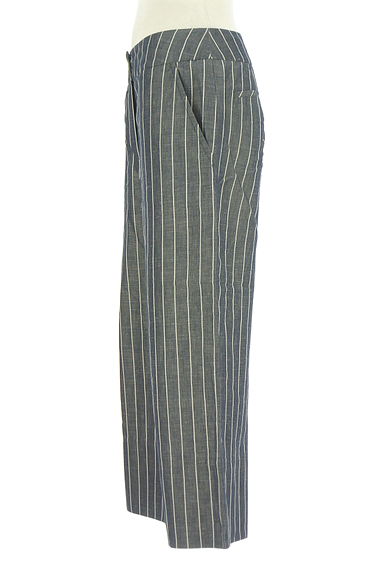 クリックで大画像表示 MARLENE DAM(マーレンダム)の古着「ミモレ丈ストライプ柄パンツ(パンツ)」大画像3へ
