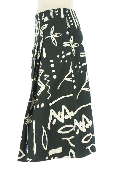 クリックで大画像表示 SWINSWING(スウィンスウィング)の古着「ミディ丈総柄フレアスカート(ロングスカート・マキシスカート)」大画像3へ