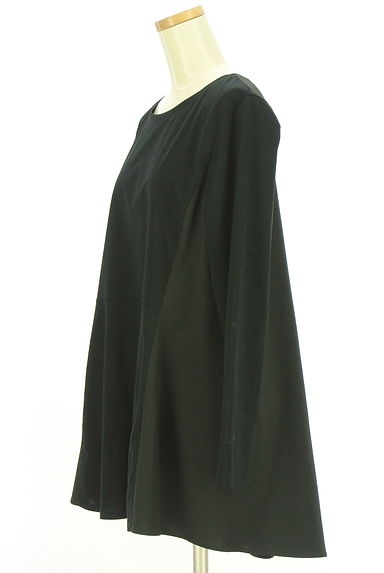 クリックで大画像表示 iCB(アイシービー)の古着「異素材切替フレアカットソー(カットソー・プルオーバー)」大画像3へ