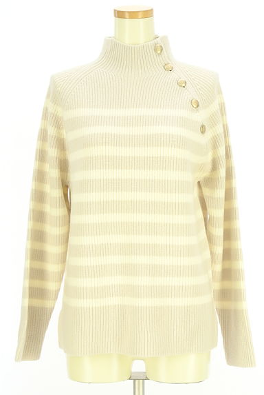 クリックで大画像表示 23区(ニジュウサンク)の古着「オフネックボーダーニット(ニット)」大画像1へ