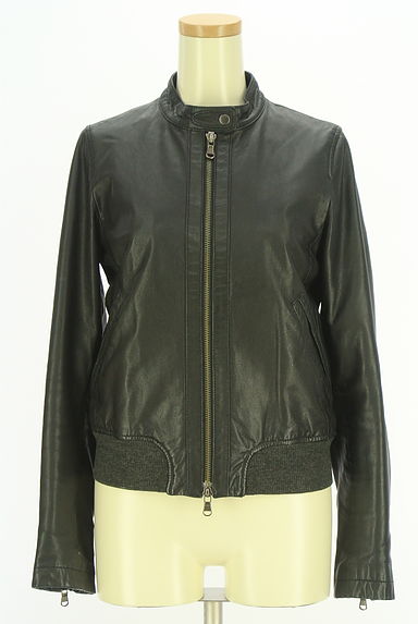 クリックで大画像表示 SHIPS(シップス)の古着「ラムレザージャケット(ブルゾン・スタジャン)」大画像1へ