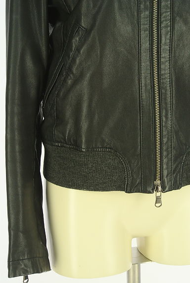 クリックで大画像表示 SHIPS(シップス)の古着「ラムレザージャケット(ブルゾン・スタジャン)」大画像5へ