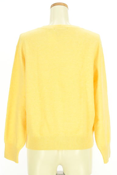 クリックで大画像表示 INDIVI(インディヴィ)の古着「Vネックワッフルニット(ニット)」大画像2へ