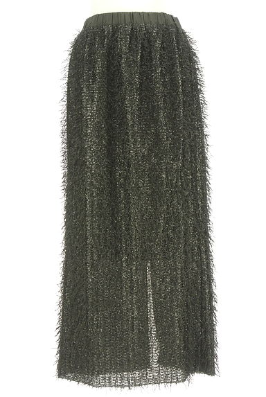 クリックで大画像表示 JEANASiS(ジーナシス)の古着「フリンジラメロングスカート(ロングスカート・マキシスカート)」大画像1へ