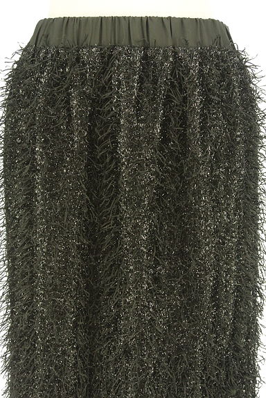 クリックで大画像表示 JEANASiS(ジーナシス)の古着「フリンジラメロングスカート(ロングスカート・マキシスカート)」大画像4へ