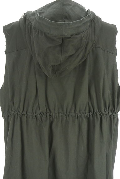 クリックで大画像表示 JEANASiS(ジーナシス)の古着「チュール切替フーディベスト(ブルゾン・スタジャン)」大画像4へ