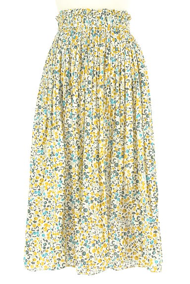 クリックで大画像表示 To b. by agnes b.(トゥービーバイアニエスベー)の古着「花柄コットンミモレスカート(スカート)」大画像1へ