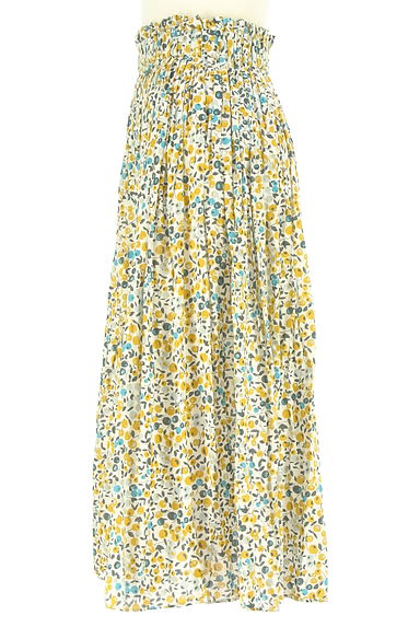 クリックで大画像表示 To b. by agnes b.(トゥービーバイアニエスベー)の古着「花柄コットンミモレスカート(スカート)」大画像3へ