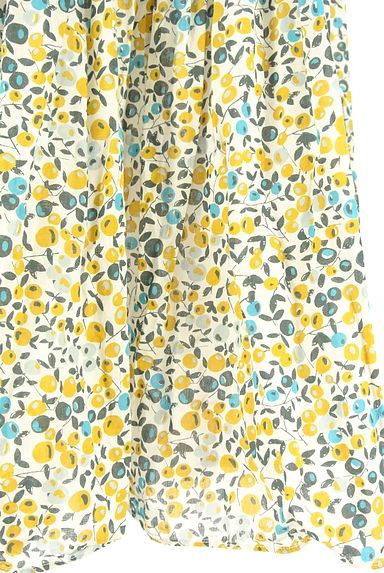 クリックで大画像表示 To b. by agnes b.(トゥービーバイアニエスベー)の古着「花柄コットンミモレスカート(スカート)」大画像5へ