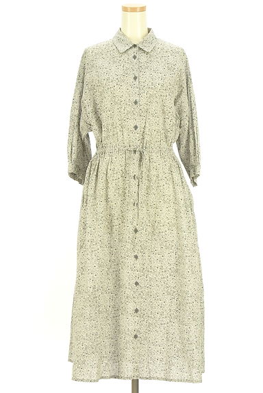 クリックで大画像表示 To b. by agnes b.(トゥービーバイアニエスベー)の古着「小花柄ミモレシャツワンピース(ワンピース・チュニック)」大画像1へ