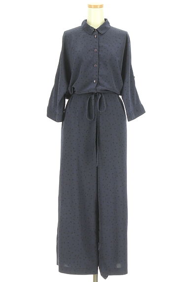 クリックで大画像表示 To b. by agnes b.(トゥービーバイアニエスベー)の古着「星柄ワイドパンツコンビネゾン(コンビネゾン・オールインワン)」大画像1へ