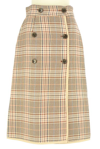 クリックで大画像表示 31 Sons de mode(トランテアン ソン ドゥ モード)の古着「リバーシブルミモレラップスカート(スカート)」大画像1へ