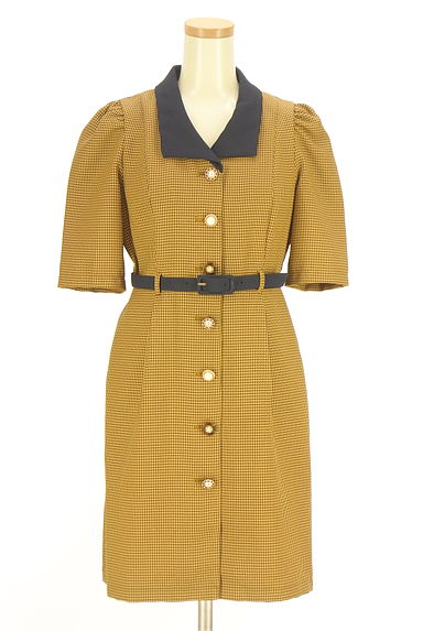 REDYAZEL（レディアゼル）の古着「千鳥格子柄半袖ワンピース（ワンピース・チュニック）」大画像１へ