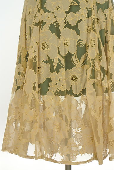 クリックで大画像表示 dazzlin(ダズリン)の古着「リブ×花柄レースワンピース(ワンピース・チュニック)」大画像5へ