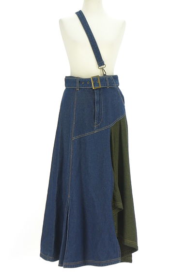 クリックで大画像表示 REDYAZEL(レディアゼル)の古着「ワンショルアシンメトリーデニムロングスカート(ロングスカート・マキシスカート)」大画像1へ