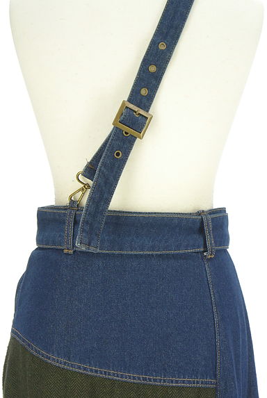 クリックで大画像表示 REDYAZEL(レディアゼル)の古着「ワンショルアシンメトリーデニムロングスカート(ロングスカート・マキシスカート)」大画像5へ