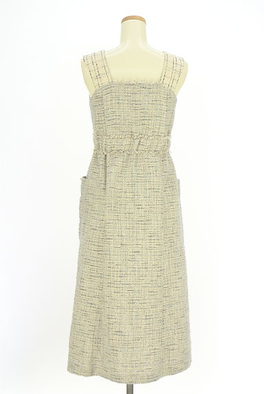 クリックで大画像表示 REDYAZEL(レディアゼル)の古着「別地切替ツイードワンピース(ワンピース・チュニック)」大画像2へ