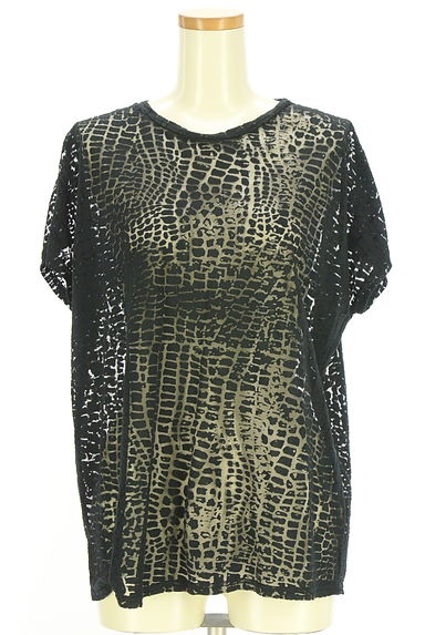 DIESEL（ディーゼル）の古着「フレンチスリーブパイソン柄カットソー（カットソー・プルオーバー）」大画像１へ