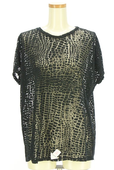 DIESEL（ディーゼル）の古着「フレンチスリーブパイソン柄カットソー（カットソー・プルオーバー）」大画像４へ