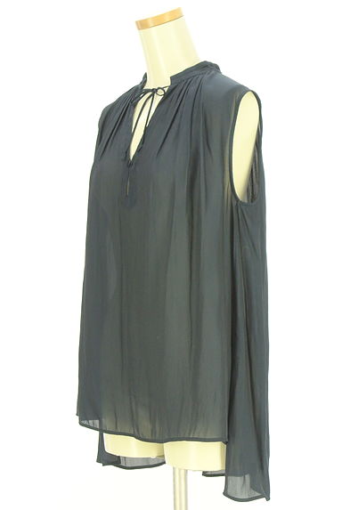 クリックで大画像表示 ROPE(ロペ)の古着「シアーノースリブラウス(カットソー・プルオーバー)」大画像3へ